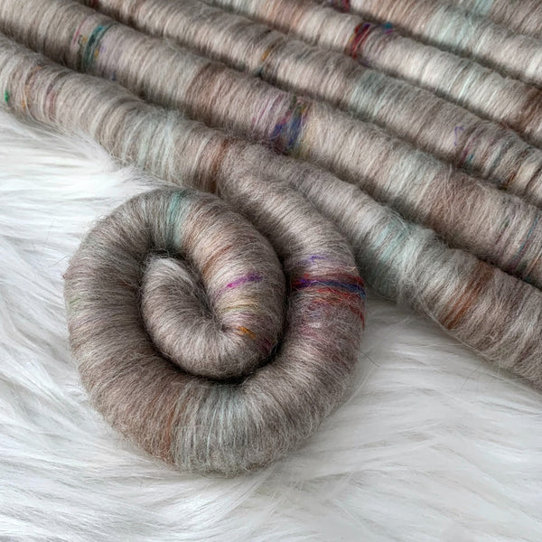 Lost In the Moment Polwarth/Yak/Silk Rolag Set