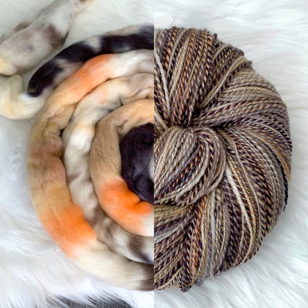 Painted Zebra in Warm Browns Southdown Double Take Set