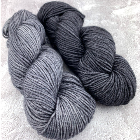 Two Shades of Gray Duo - Merino Worsted (Ready to Ship)